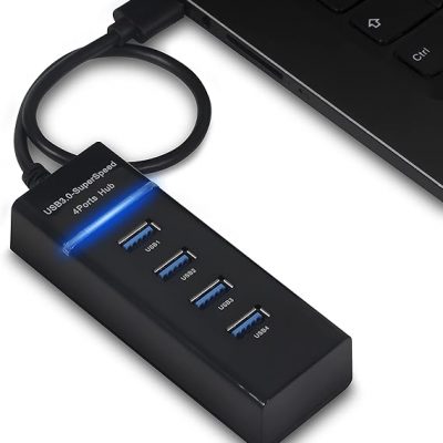 Expansor Hub Usb 3.0 4 Portas Com Led Super Rápido
