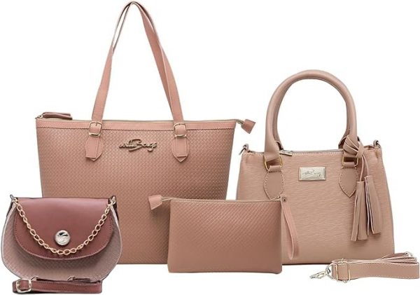 Kit 4 Bolsas Feminina Monograma Willibags