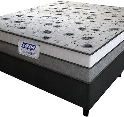 Cama Box Casal Colchão Espuma D33
