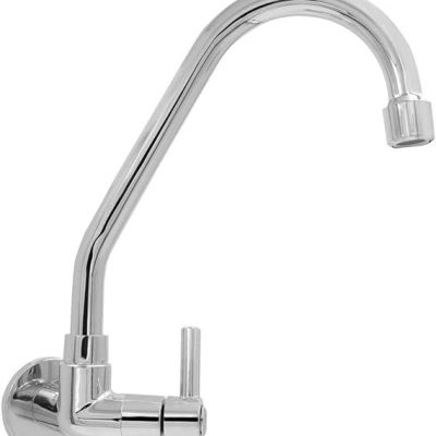 Torneira Para Cozinha Bica Movel De Parede 1/4