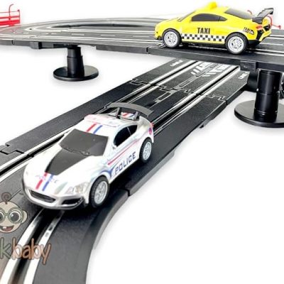 Auto Pista Turbo Run Circuito em Oito c/ 2 Carrinhos