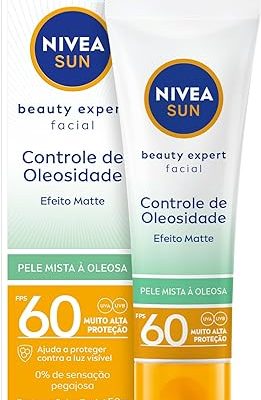 NIVEA SUN Protetor Solar Facial Beauty Expert Controle de Oleosidade.