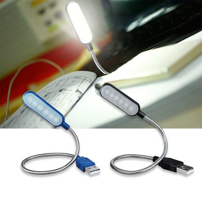 Lâmpada De Mesa USB Portátil Flexível De 6 Leds.