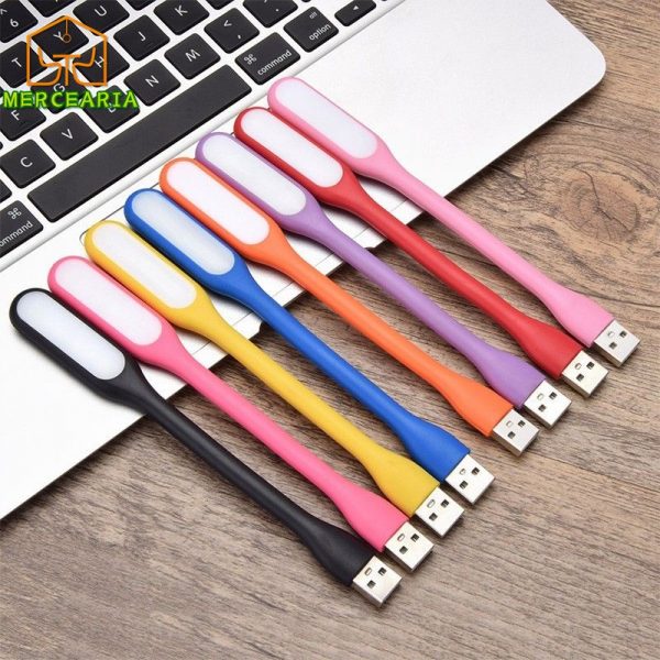 Mini Lâmpada Flexível Usb Led Usb Para Mesa De Acampamento.