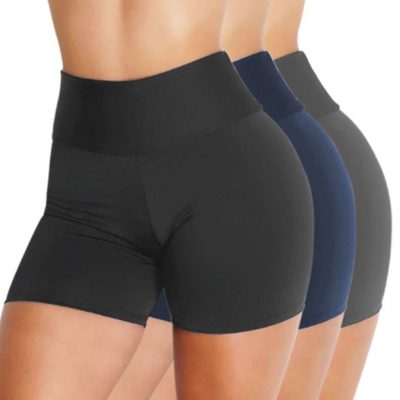 Kit 3 Shorts Suplex Legging Academia Cós Alto Não Fica Transparente.