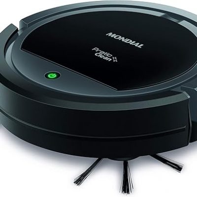 Aspirador de Pó Robô Mondial, Pratic Clean, Bivolt, Cinza/Preto, 30W.