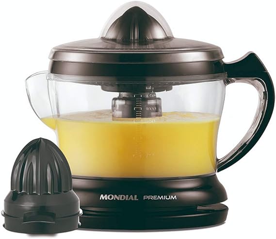 Espremedor Premium, Mondial, Preto, 30W, 110V.