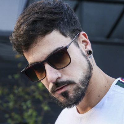 Oculos de sol Masculino Minimalista Retangular Retro Quadrado Acetato.