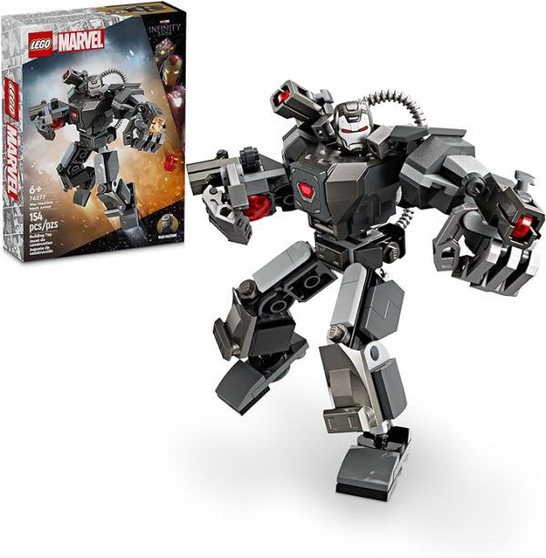 LEGO Set Super Heroes Marvel 76277 Armadura Mech de War Machine 154 peças.