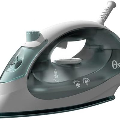 Ferro de Passar a Vapor Oster, Base Antiaderente, 110V, Verde, 1200W,