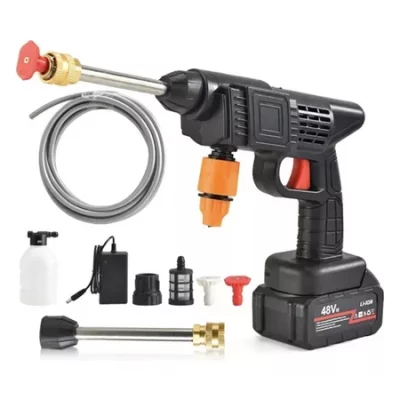Lavadora de Alta Pressão Portátil Recarregável Para Carros E Jardins Linha Premium Pistola Lava Jato Profissional.