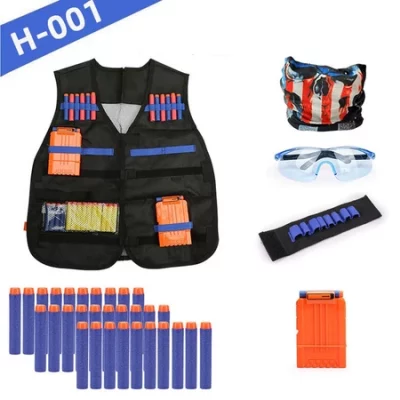 Kids Tático Colete Kit Para Nerf N-strike Elite Series.