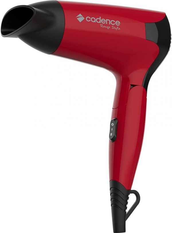 Secador de Cabelo Cadence Rouge Style, Bivolt, Vermelho, 1200 W/1000W.