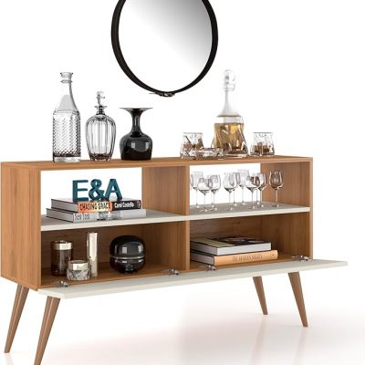 Aparador Buffet Multiuso Moderno Rack Sala Cozinha E&A.