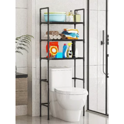 Estante Rack para Banheiro com Prateleiras Organizador Suporte Multifuncional.