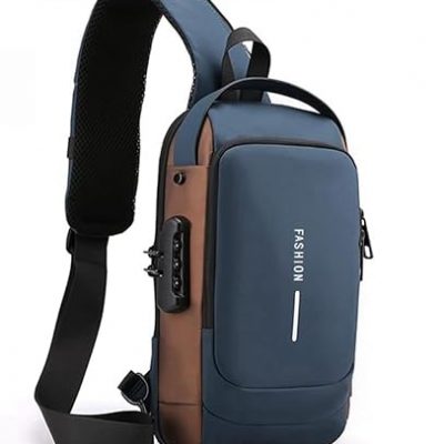 Bolsa Mochila De Ombro Anti-roubo Transversal Usb Pochete Fashion