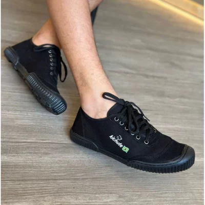 Tênis Masculino Kichute Preto Tradicional Casual Antiderrapante