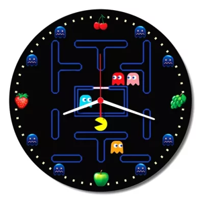 Relogio Parede Decorativo Quarto Presente Jogo Gamer 30cm