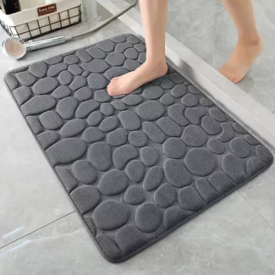 Tapete Soft Antiderrapante para Banheiro, Sala e Quarto com Diversas Cores 40cm x 60cm.