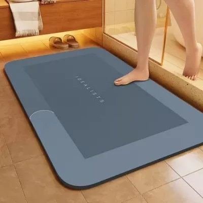 Tapete Banheiro Antiderrapante Absorvente de Secagem Rápida pronto entrega.