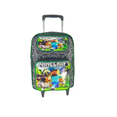 Mochila Escola Minecraft Tam G Infantil