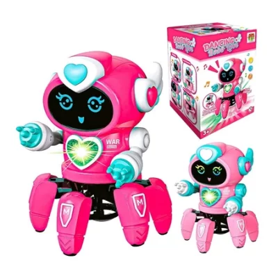 Robô Lady Face Digital Infantil Dançante Som Luz Menina