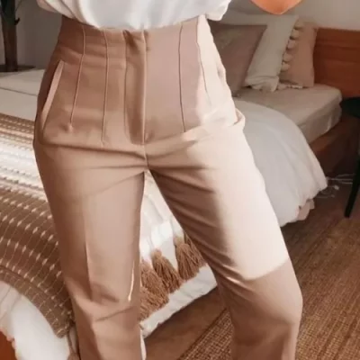 Calça Feminina Alfaiataria Social De Trabalho