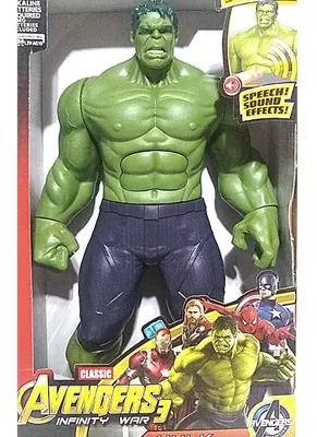 Hulk Fala Som Luz 30cm Avengers Heroes
