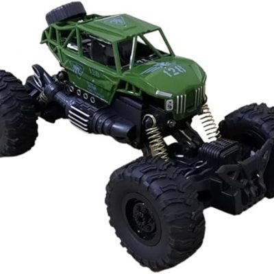 Carrinho Controle Remoto 4x4 Verde, Importway