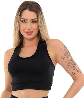 Top Feminino Academia Costas Nadador