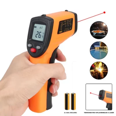 Termômetro Digital Infravermelho Cozinha e comida Laser Medição Temperatura Industrial