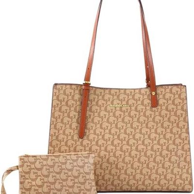 Romantic Crown Bolsas de Couro Ombro Mão Grande Femininas