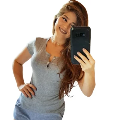 Blusinhas Manga Curta Botão Casual