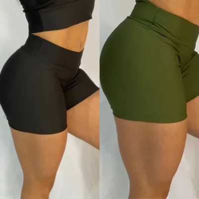 kit 2 Shorts zero transparência FITNEES