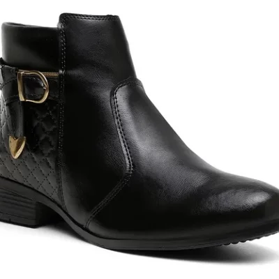 Coturno Bota Feminina Inverno Cano Curto Original