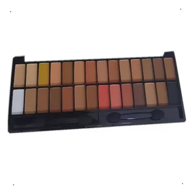 Paleta De Maquiagem Belle Angel 28 Sombras Nude + Pinceis Sombra 28 Cores