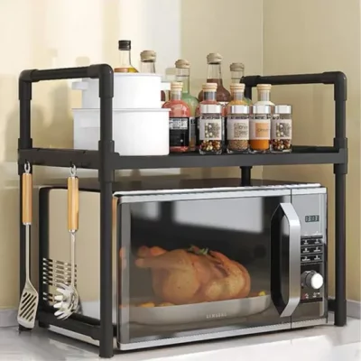 Rack Suporte Para Microondas Ajustável Prateleira
