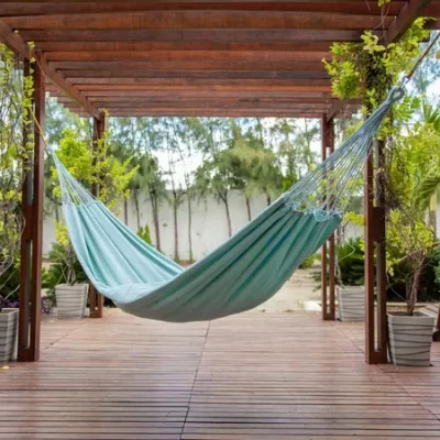 Rede de Dormir Jeans Life Basic Verde Bebê