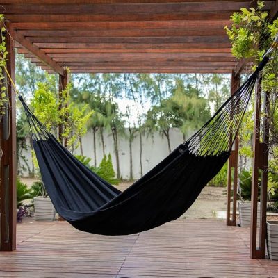 Rede de Dormir Jeans Life Basic Preto 3,90 x 1,40