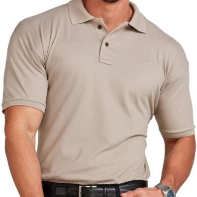 Camisa Polo Masculina Algodão Piquet