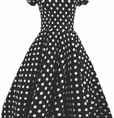 Vestido Poá Anos 60 Moda Feminina