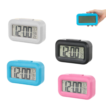 Despertador Digital de Mesa com Calendário Temperatura