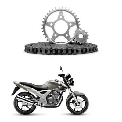 Kit Relação Transmissão Honda Cbx Twister 250 2001 a 2008