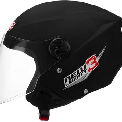 CAPACETE ABERTO PRO TORK NEW LIBERTY 3 SOLID PRETO FOSCO TAM. 58